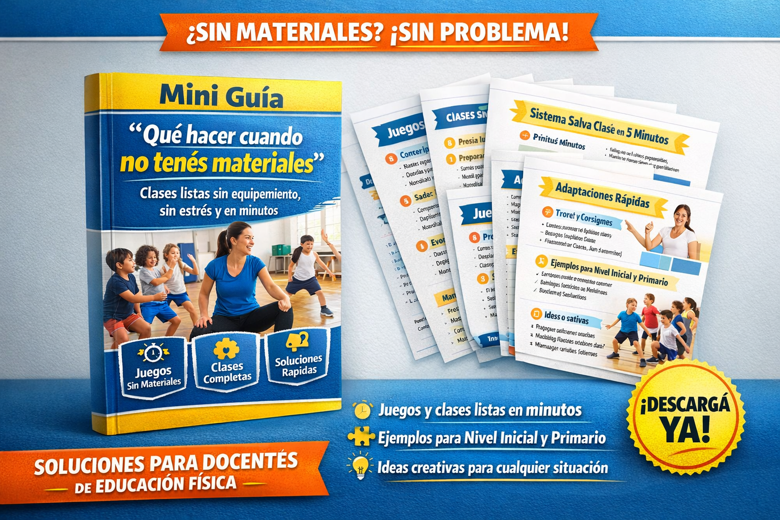 Mini Guía: “Qué hacer cuando no tenés materiales”